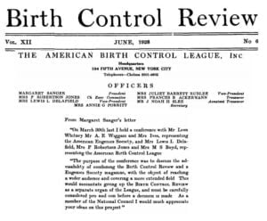 Planned Parenthood founder Margaret Sanger wanted to merge Eugenics Society with publication ABCL watch Maafa21
