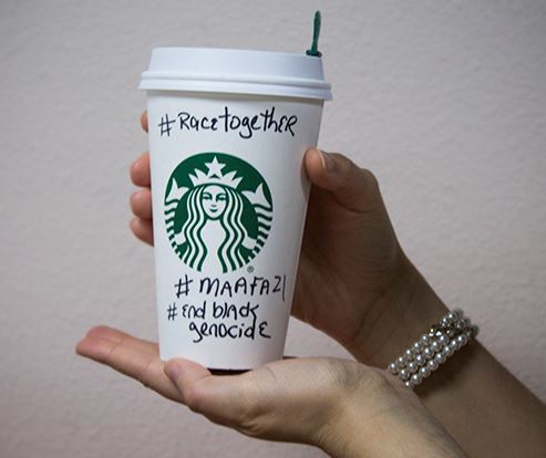 Starbucks’ “race together” theme used to expose Black genocide from abortion