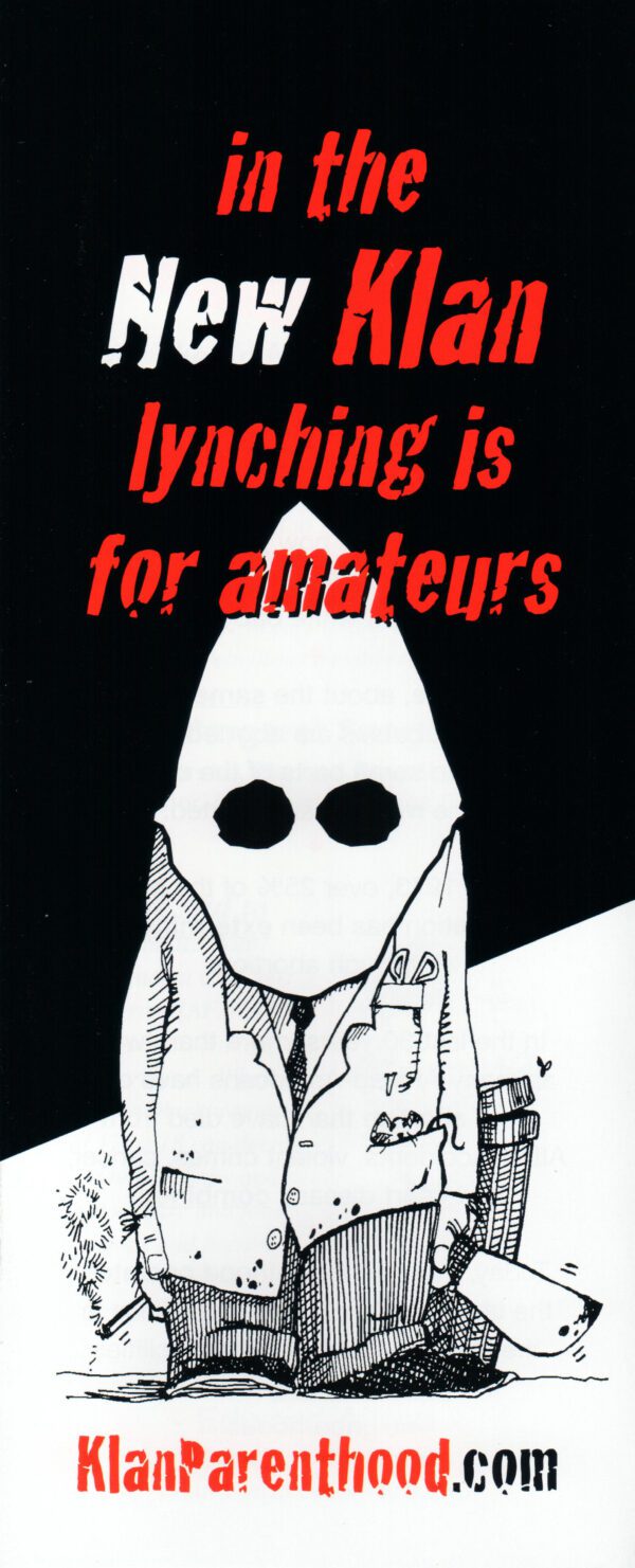 Klan Parenthood: Lynching is for Amateurs Brochure - Image 2