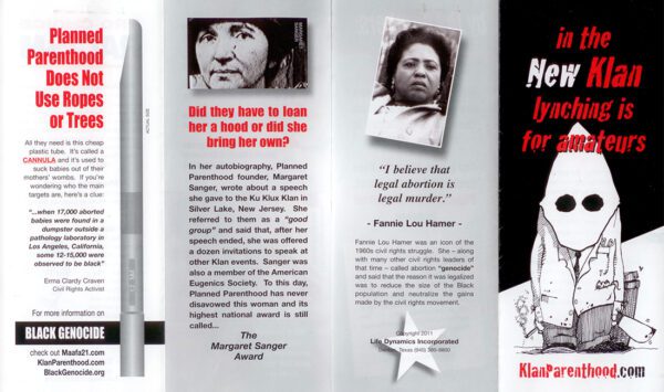 Klan Parenthood: Lynching is for Amateurs Brochure - Image 3